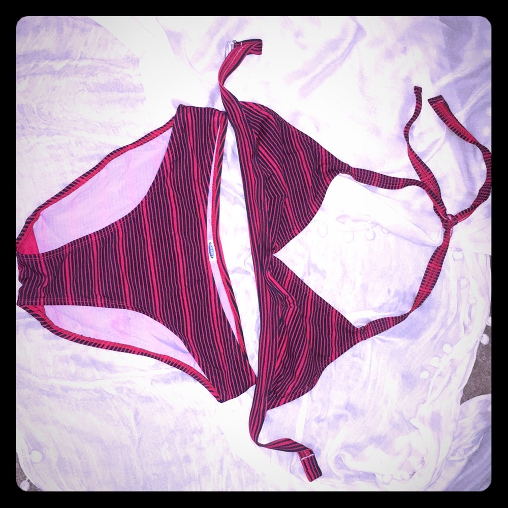 Old Navy Striped Bikini